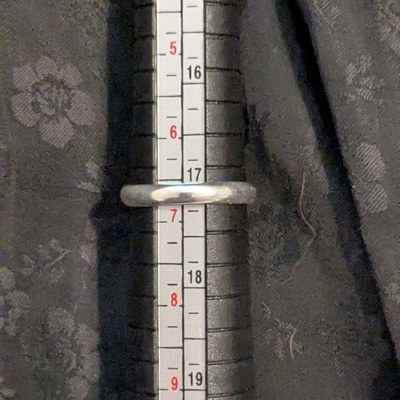 New 925 Solid Sterling Silver Ring Genuine Citrine Ring Size 6.75 - Picture 6 of 6